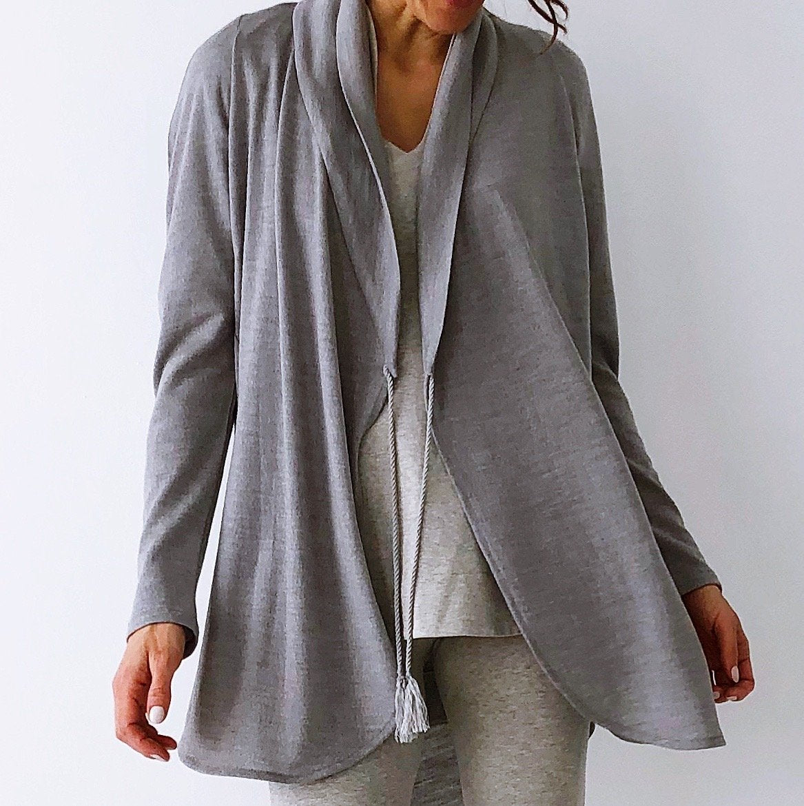 The Lotus Cardigan - Italian Merino