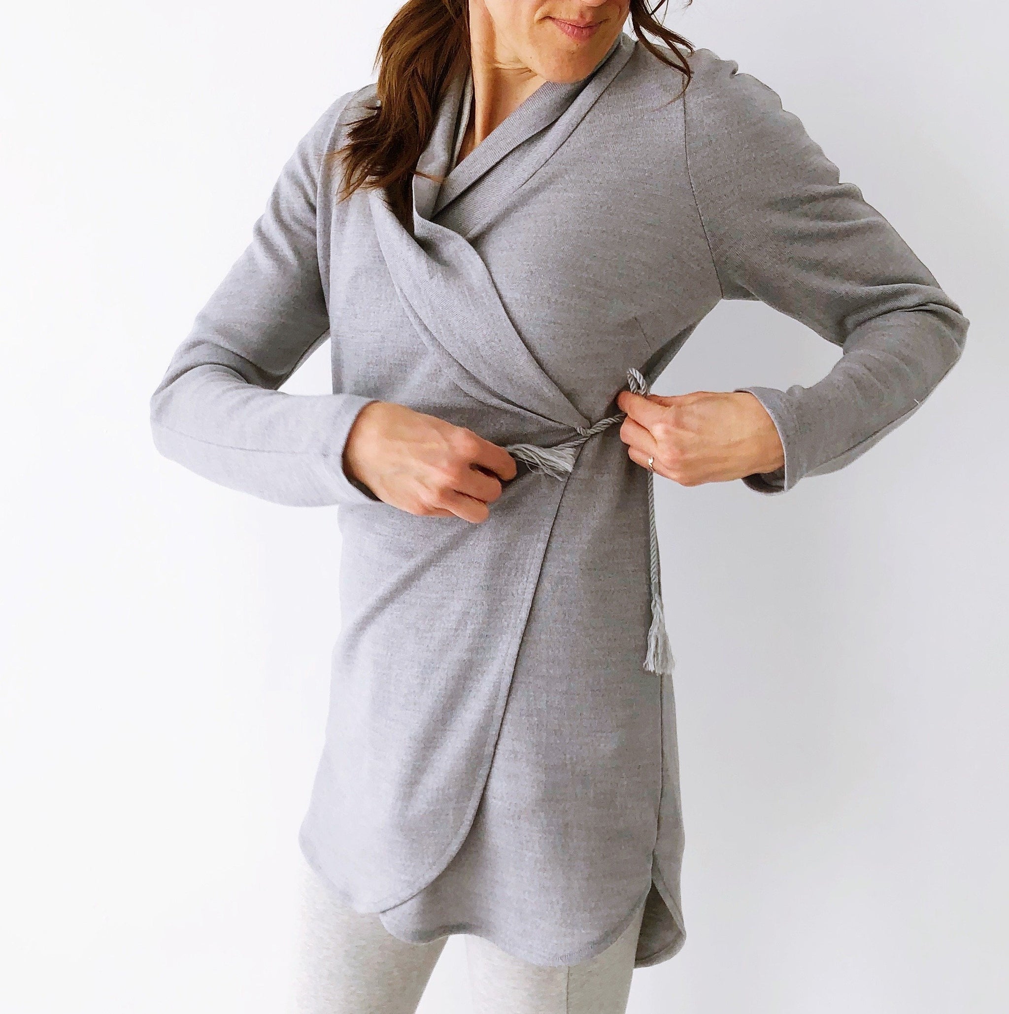 The Lotus Cardigan - Italian Merino