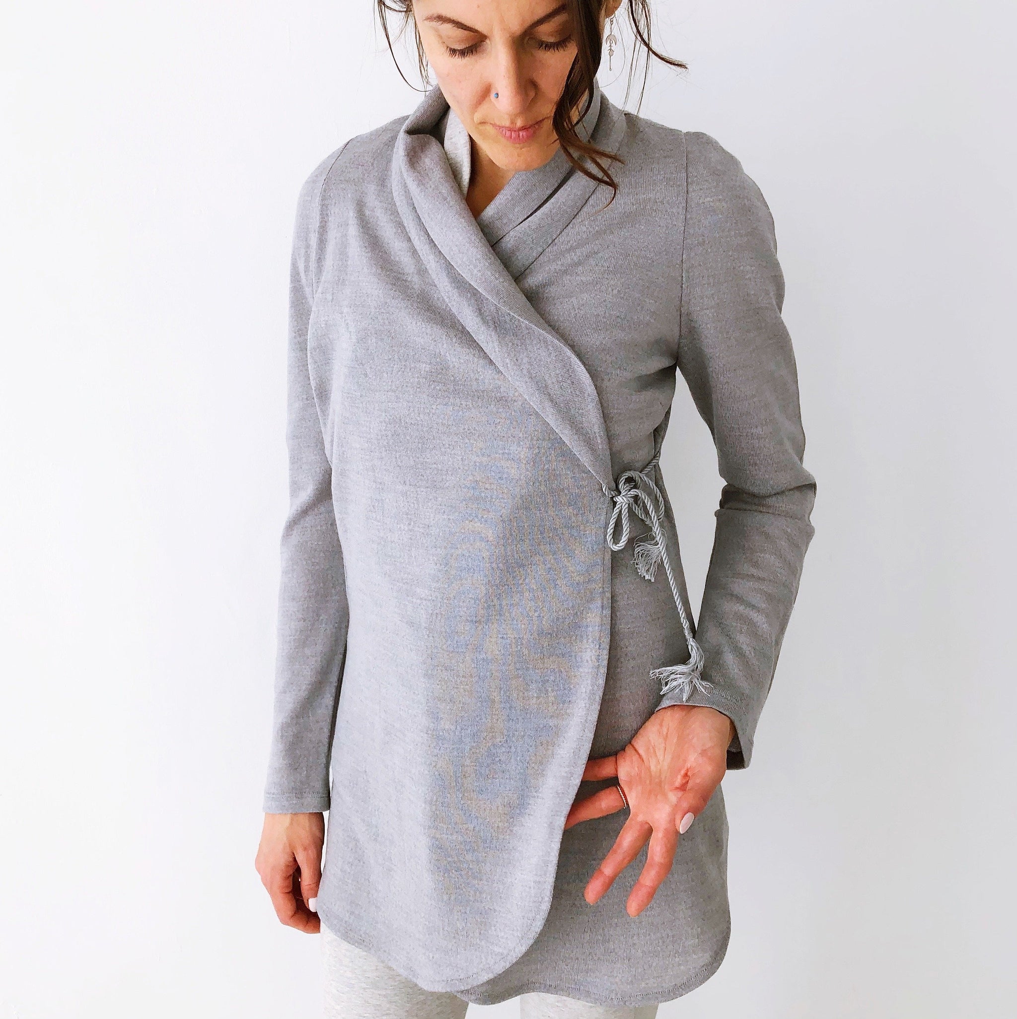 The Lotus Cardigan - Italian Merino