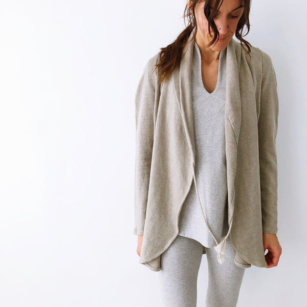 Twilight Cardigan in Organic Cotton & Bamboo - Nomads Hemp Wear