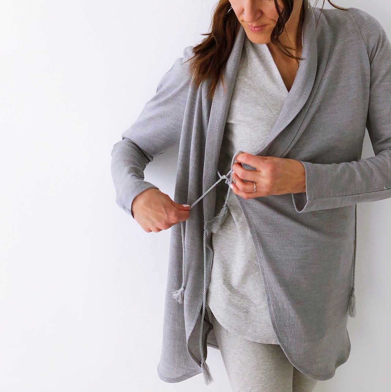 The Lotus Cardigan - Italian Merino