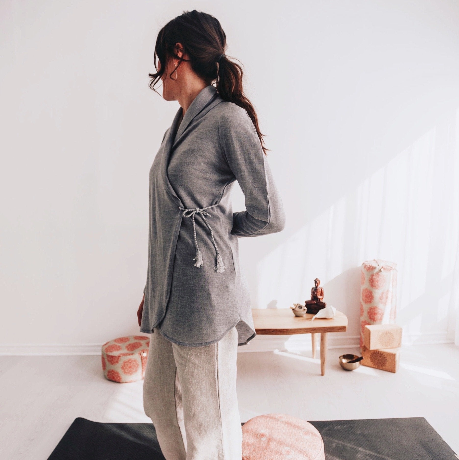 The Lotus Cardigan - Italian Merino