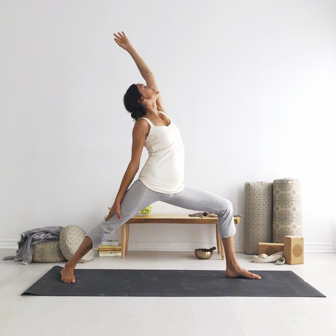 Ola four-way sustainable yoga top