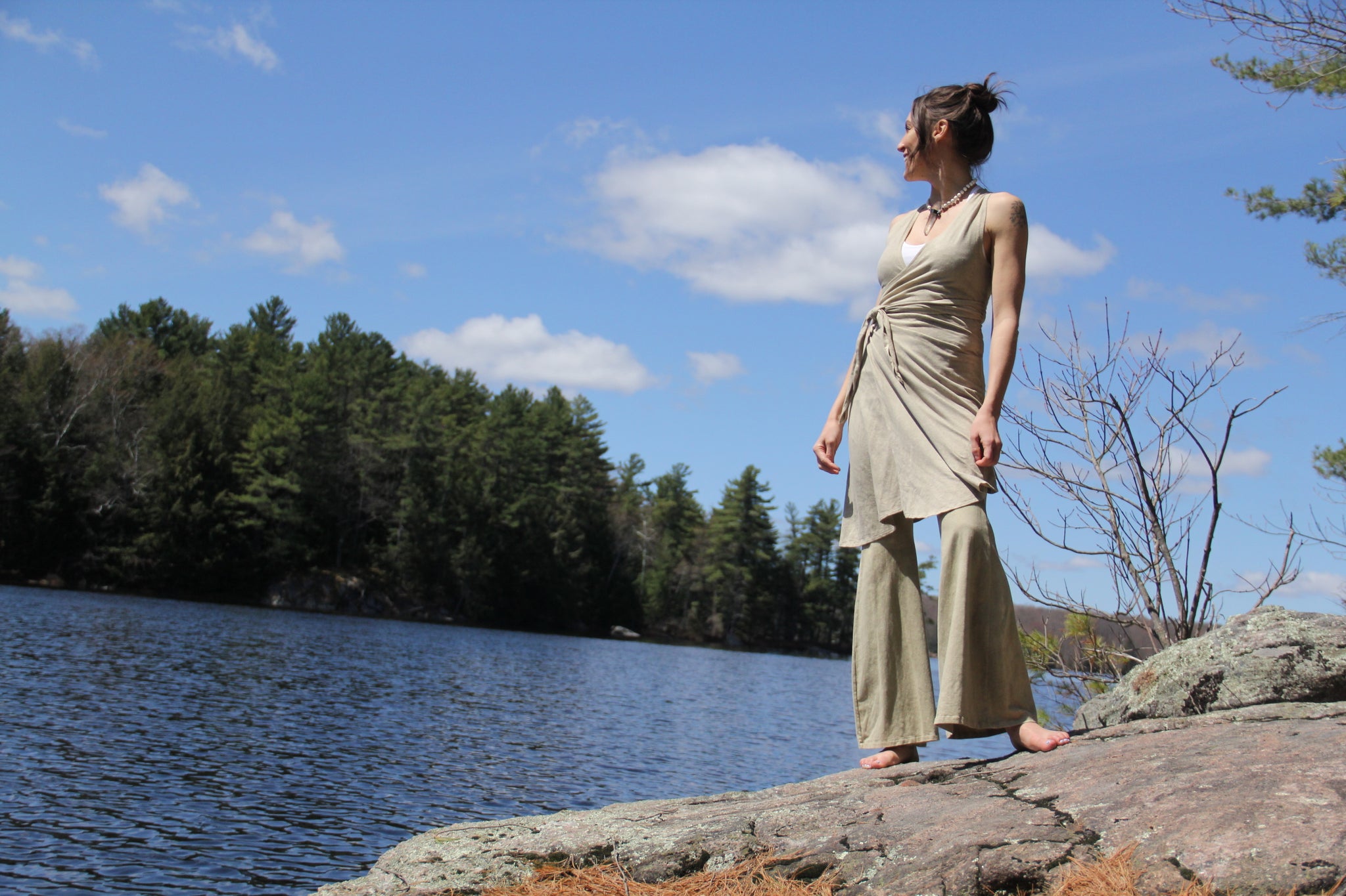 Forest Bells - Bell Bottoms - Limited Edition Natural Plant Dyed