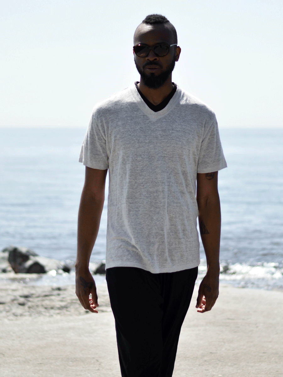 Men's Oceanus T-Shirt - Linen