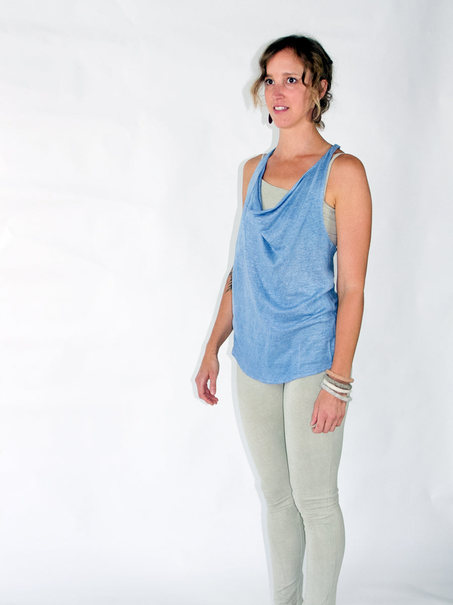 Delphine Top - Linen - Limited Edition natural Dye