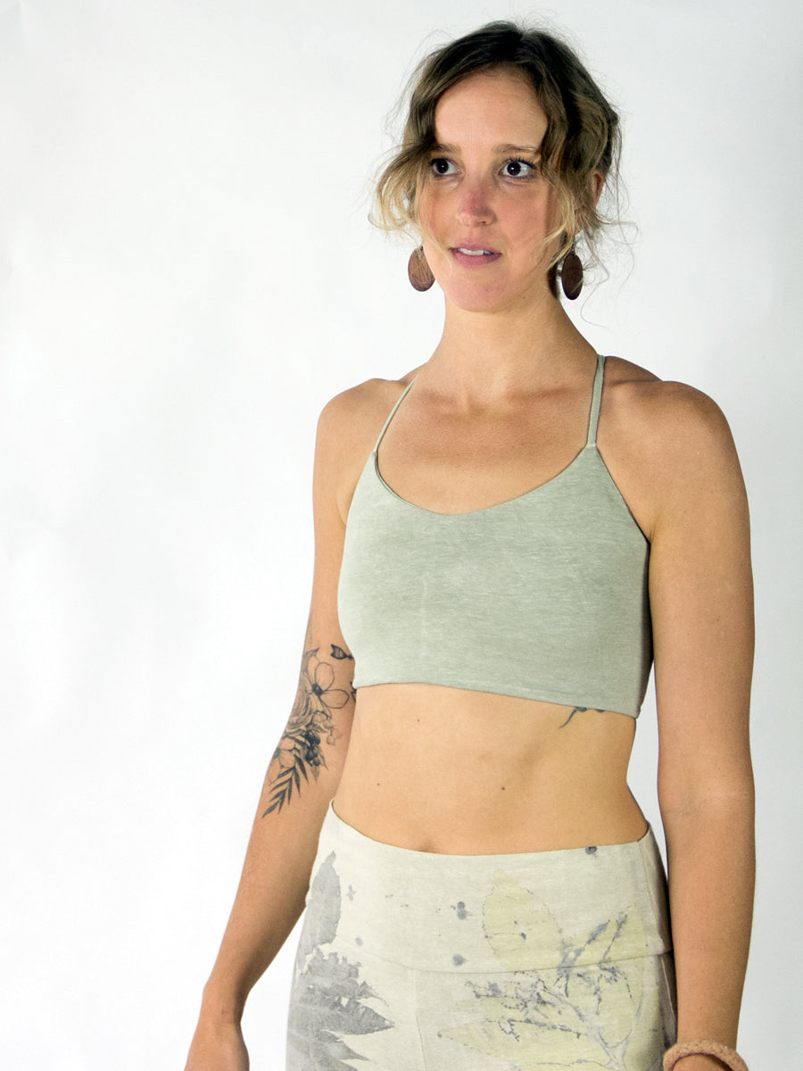 Symmetrical Yoga Bra - Limited Edition Natural Dyed